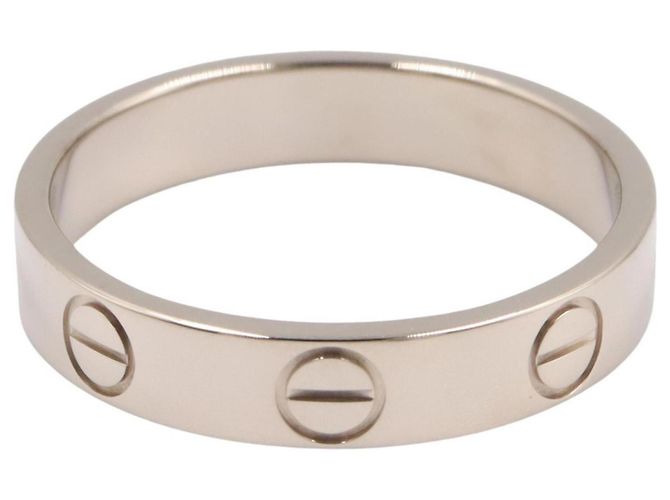 Cartier Mini Love Ring aus 18K Weißgold Silber - Ansicht 2