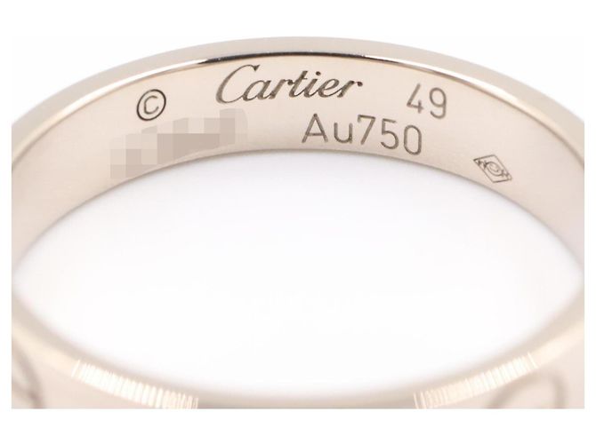 Cartier Mini Love Ring aus 18K Weißgold Silber - Ansicht 3