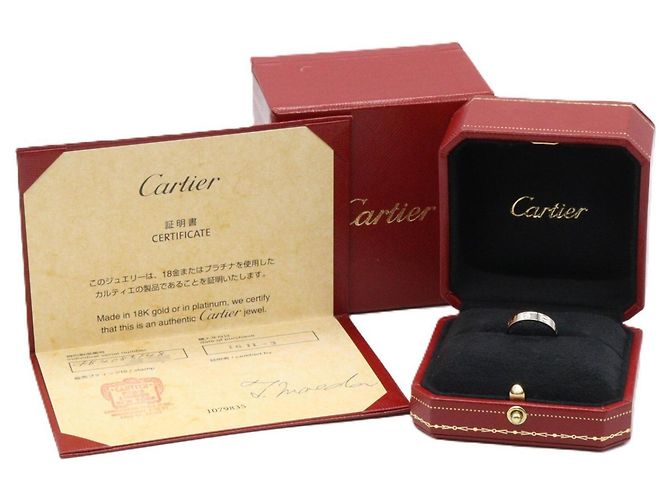 Anello Cartier Mini Love in oro bianco 18K Argento - vista 6