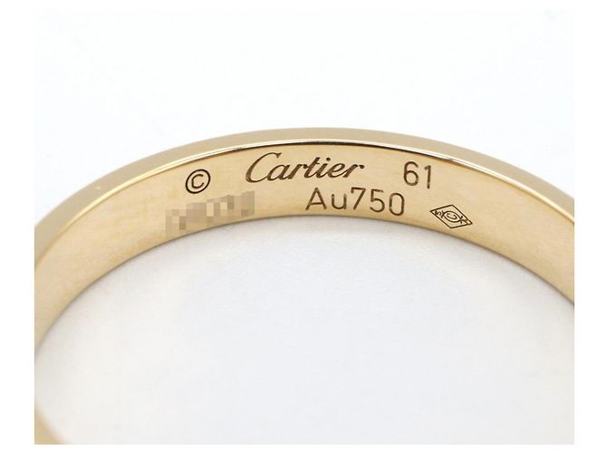 Anello Mini Love di Cartier in oro giallo D'oro - vista 3