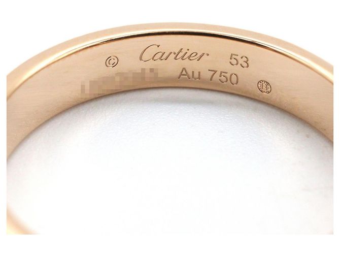 Anello Mini Love in oro rosa 18K Cartier D'oro - vista 3