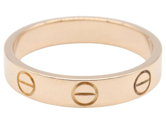 Anello Mini Love di Cartier in oro rosa 18K D'oro - vista 2