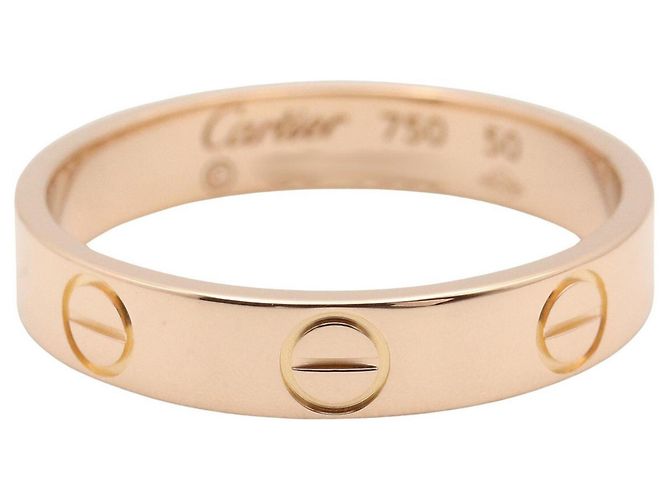 Anello Mini Love in oro rosa 18K Cartier D'oro - vista 3