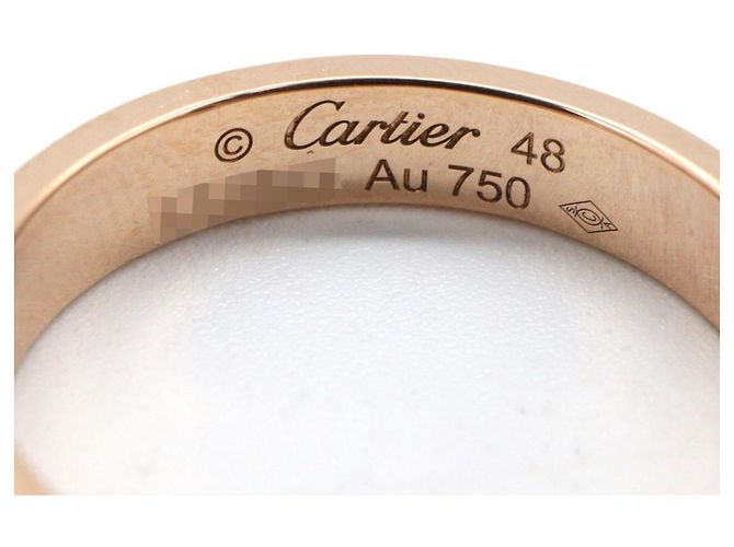 Anello Mini Love in oro rosa 18K Cartier D'oro - vista 3