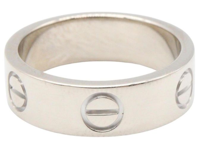Cartier Love Ring aus 18K Weißgold Silber - Ansicht 2