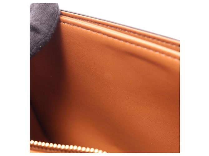 Céline Borsa a tracolla Celine Teen Triomphe Marrone Bianco Beige - vista 5