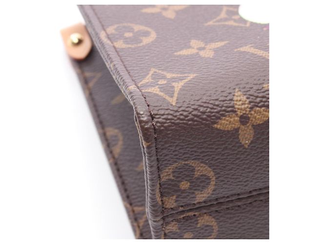 Borsa Louis Vuitton LV x TM OnTheGo BB Monogram Panda Marrone - vista 5