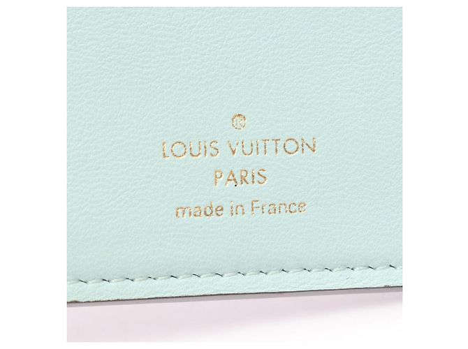 Louis Vuitton Bi-fold Long Wallet aus beige Leder - Ansicht 5
