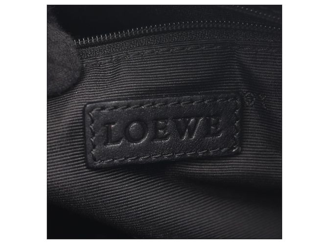 Borsa a tracolla Loewe Anagram in pelle nera Nero - vista 4
