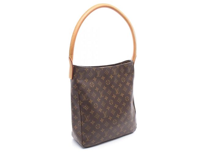 Borsa a Spalla Louis Vuitton Looping GM Marrone - vista 2