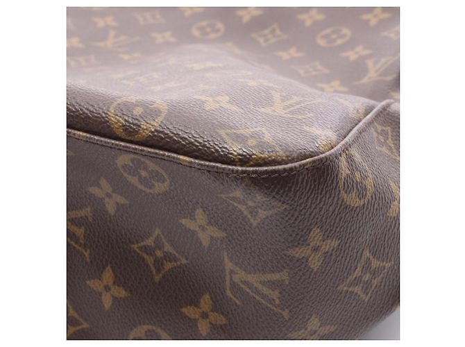 Borsa a Spalla Louis Vuitton Looping GM Marrone - vista 8