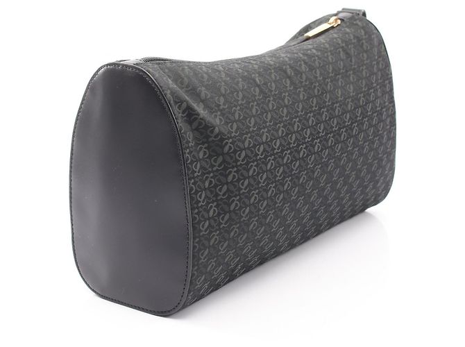 Borsa a mano clutch Loewe Anagram Second Bag Nero Verde - vista 2
