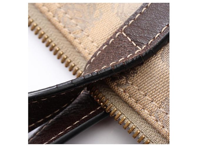 Borsa Tote Loewe Anagram Marrone Beige - vista 7