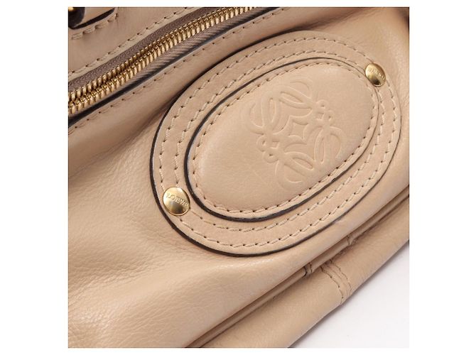 Borsa Loewe Madrid Anagram Beige - vista 6