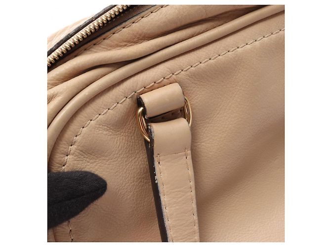 Borsa Loewe Madrid Anagram Beige - vista 8