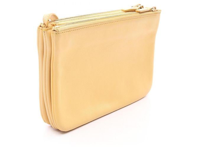 Céline Borsa a Spalla Trio Small Celine Giallo - vista 2