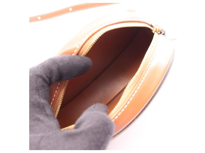 Céline Borsa a tracolla Celine Triomphe Oval Purse Cuile Marrone - vista 3