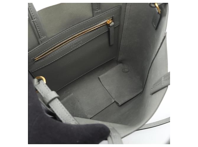Céline Borsa Cabas Celine Vertical Small 2-Way Marrone - vista 3