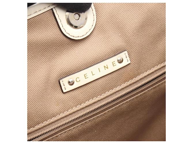 Céline Borsa Tote Celine Macadam Beige Crudo - vista 4
