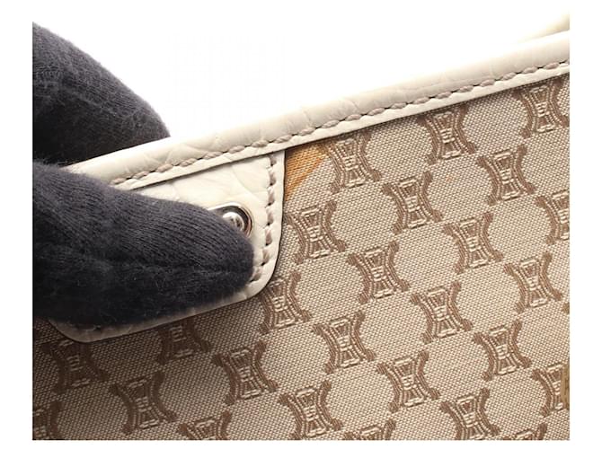 Céline Borsa Tote Celine Macadam Beige Crudo - vista 7