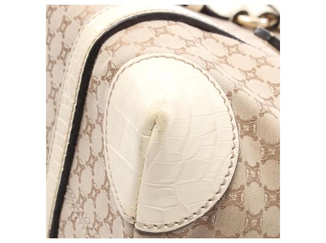 Céline Borsa Tote Celine Macadam Beige Crudo - vista 9
