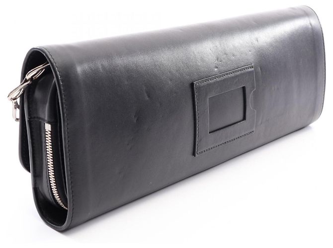 Borsa a tracolla in pelle nera Balenciaga Nero - vista 2