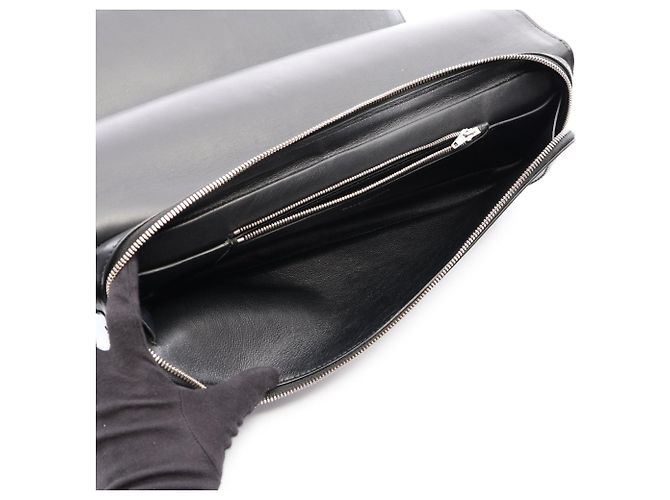 Borsa a tracolla in pelle nera Balenciaga Nero - vista 3