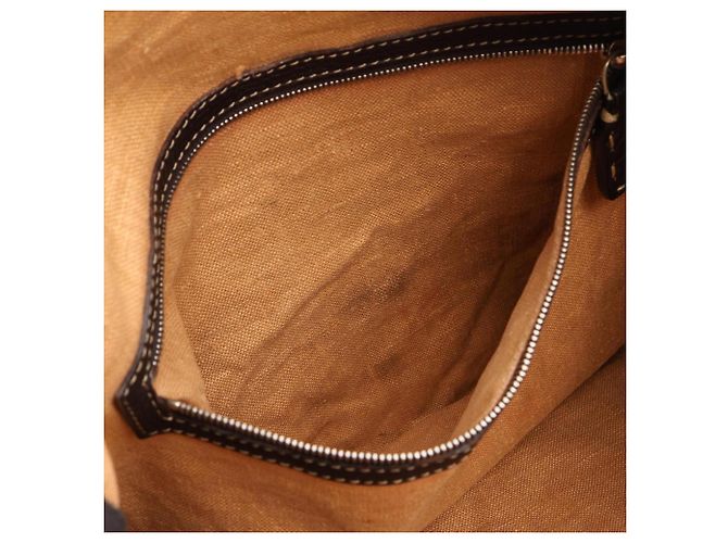 Borsa a Spalla Fendi Selleria Zucca Marrone - vista 12