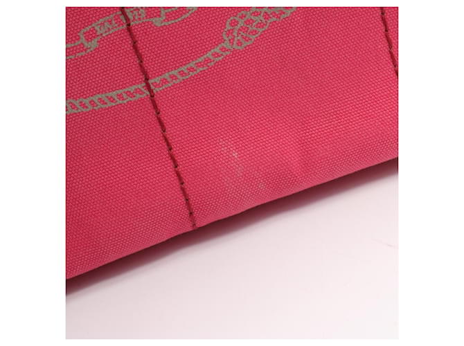 Borsa Tote Prada Canapa Rosa - vista 9