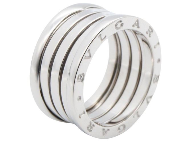 Bulgari Anello Bvlgari B-zero1 4-Band in oro bianco 18K D'oro - vista 3