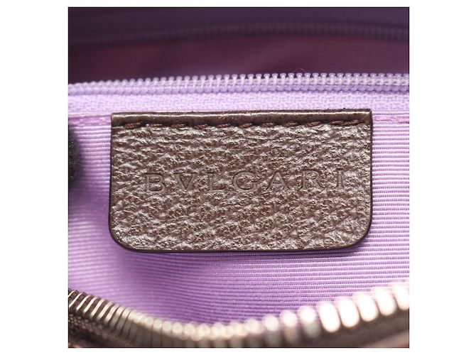 Bulgari Borsa Bvlgari BVLGARI Logomania Marrone Beige - vista 4