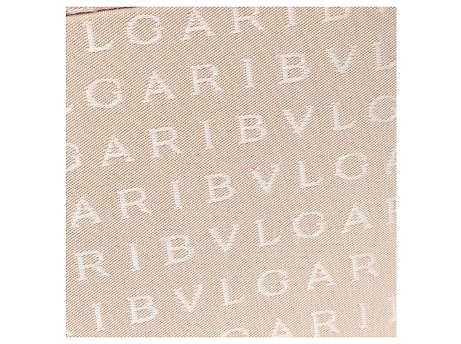 Bulgari Bolsa Tote Bvlgari Logomania Marrom Bege - vista 11