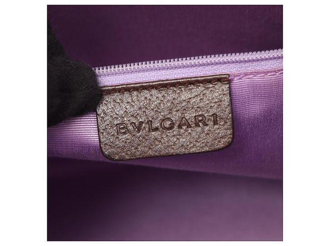 Bulgari Bolsa Tote Bvlgari Logomania Marrom Bege - vista 4