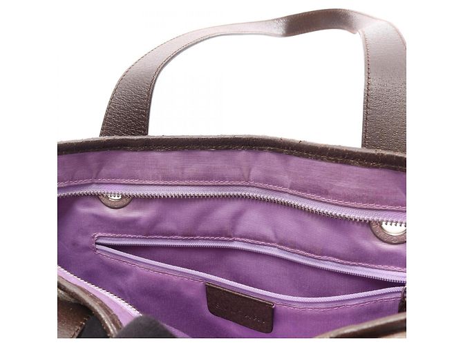 Bulgari Bolsa Tote Bvlgari Logomania Marrom Bege - vista 7