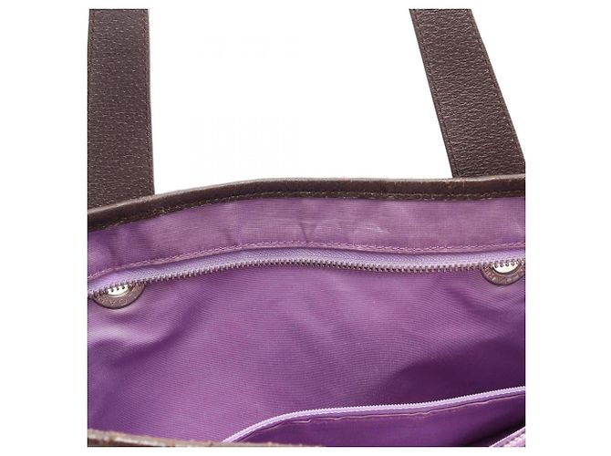 Bulgari Bolsa Tote Bvlgari Logomania Marrom Bege - vista 8