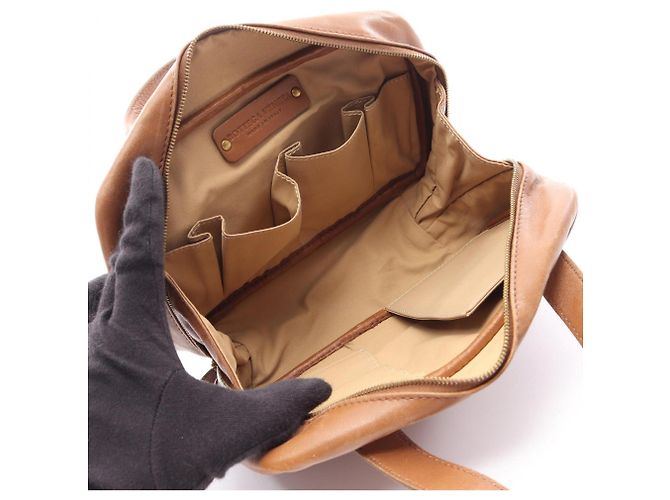 Borsa Bottega Veneta Intrecciato Marrone - vista 3