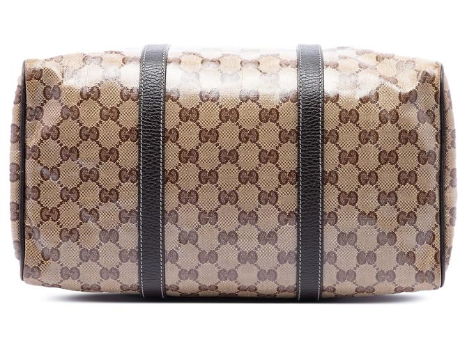 Borsa Boston Gucci Beige Medium GG Crystal Joy - vista 3