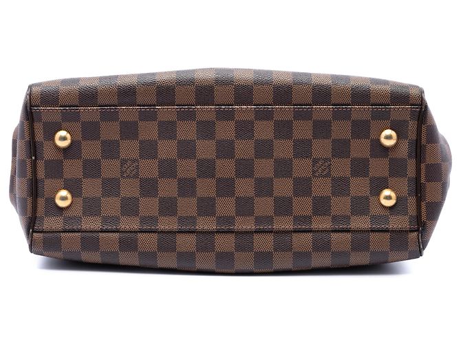 Louis Vuitton Marrone Damier Ebene Trevi PM - vista 3
