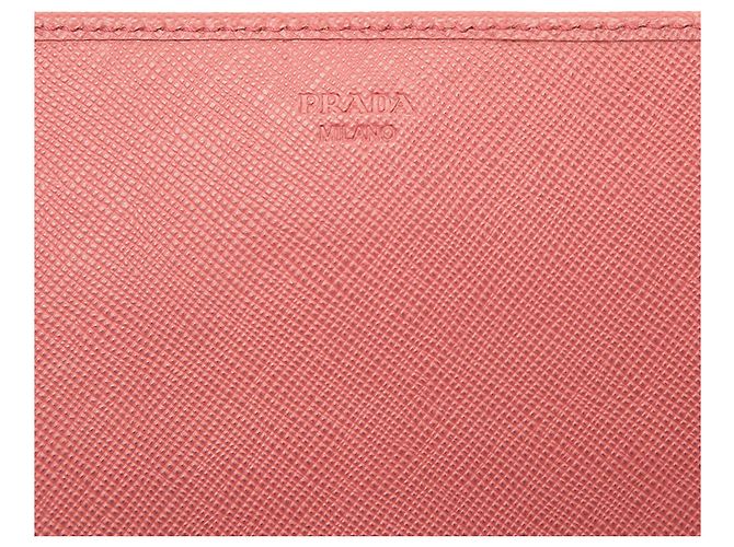 Cartera con cadena en Saffiano rosa de Prada - vista 5