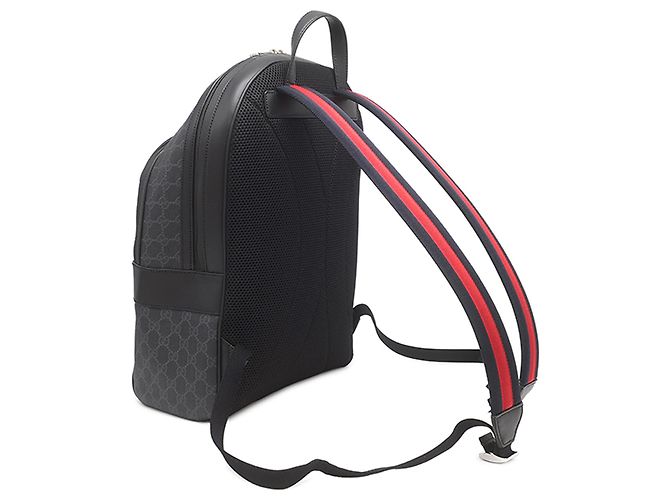 Zaino Gucci Black GG Supreme Web Nero - vista 2