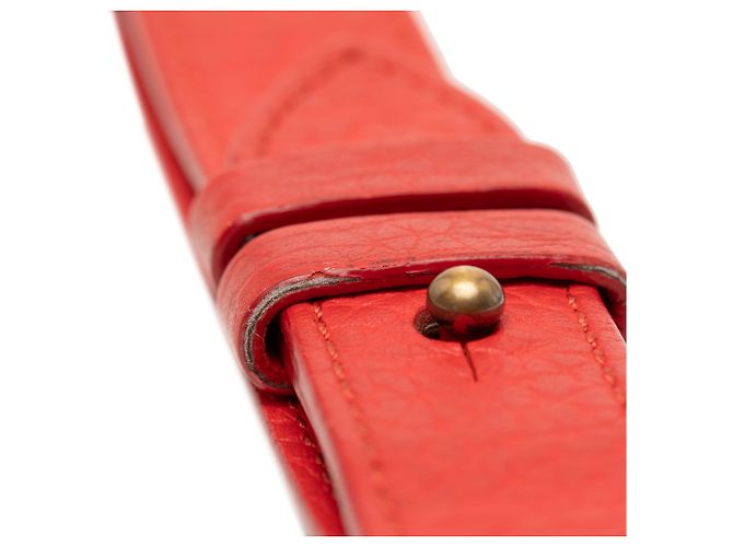Portachiavi e charm per borsa Dragonne in pelle rossa Louis Vuitton Rosso - vista 5