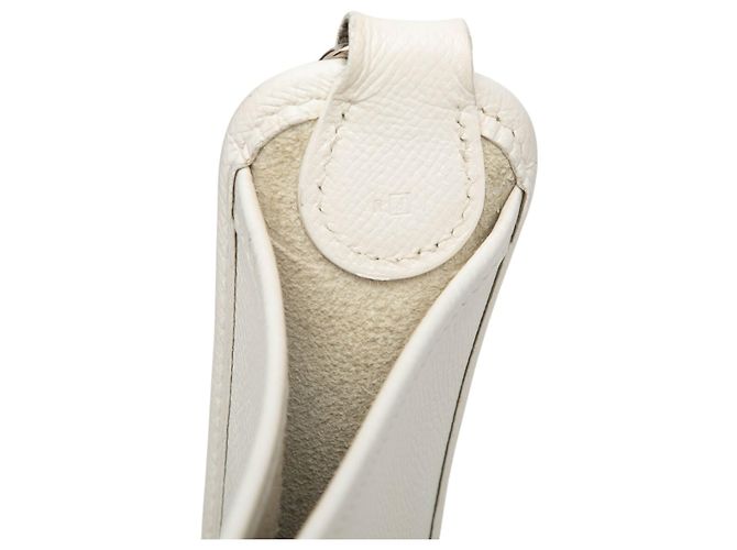 Hermès White Epsom Vespa PM Bianco - vista 6