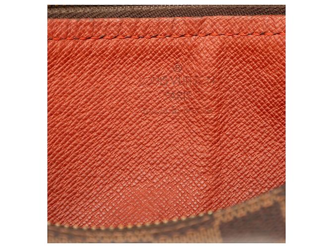 Louis Vuitton Marrone Damier Ebene Papillon 30 - vista 5
