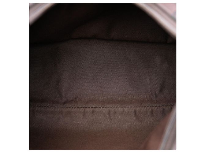 Borsa a tracolla Gucci in nylon GG marrone Marrone scuro - vista 4