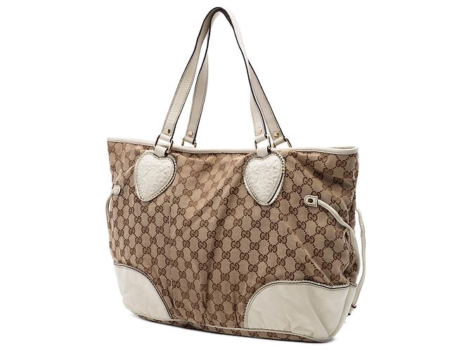 Gucci Beige Large GG Canvas Tribeca Tote Tasche - Ansicht 2