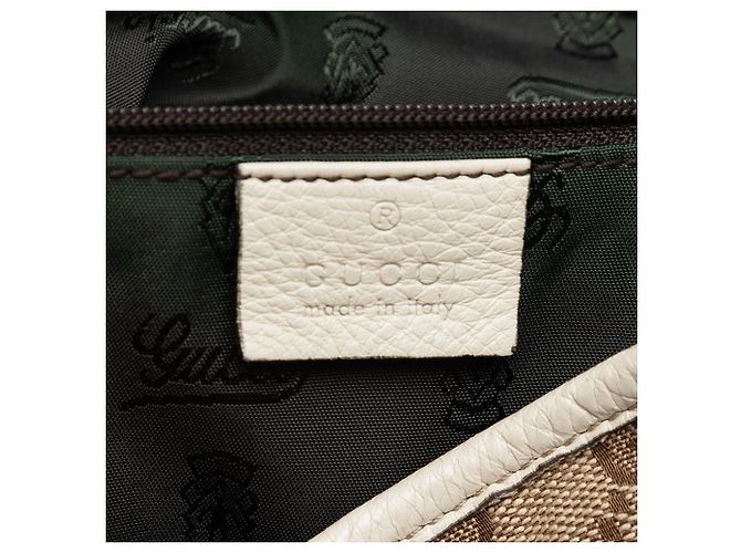 Gucci Beige Large GG Canvas Tribeca Tote Tasche - Ansicht 5