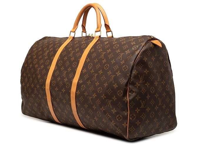 Louis Vuitton Marrone Monogram Keepall 60 - vista 2
