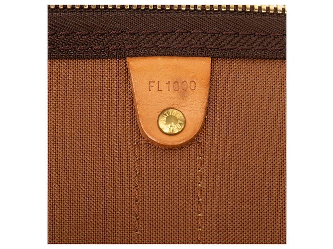 Louis Vuitton Marrone Monogram Keepall 60 - vista 6