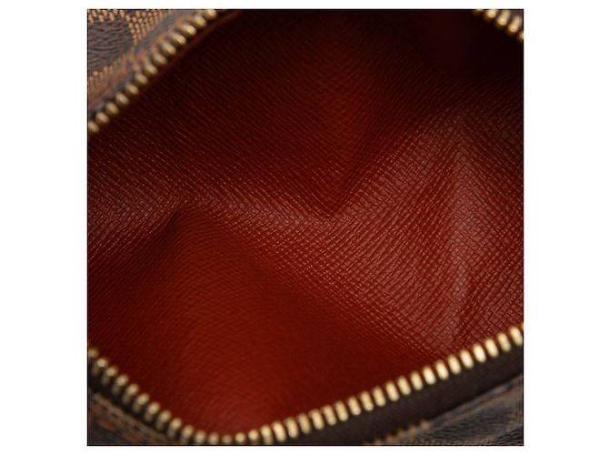 Louis Vuitton Marrone Damier Ebene Papillon Pochette - vista 4