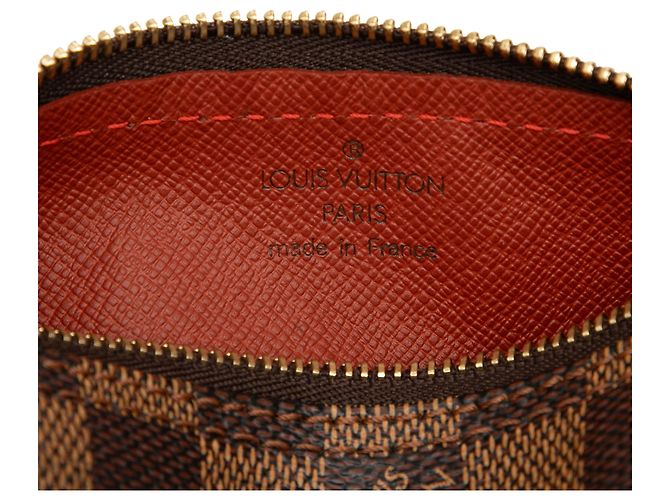 Louis Vuitton Marrone Damier Ebene Papillon Pochette - vista 5